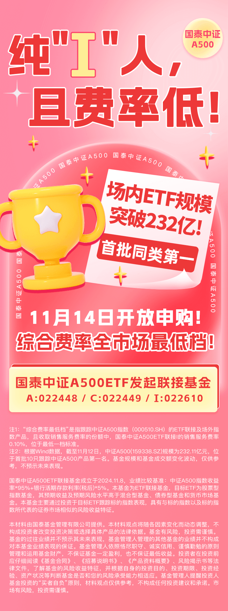 大扩容！超千只基金产品费率低至“地板价”