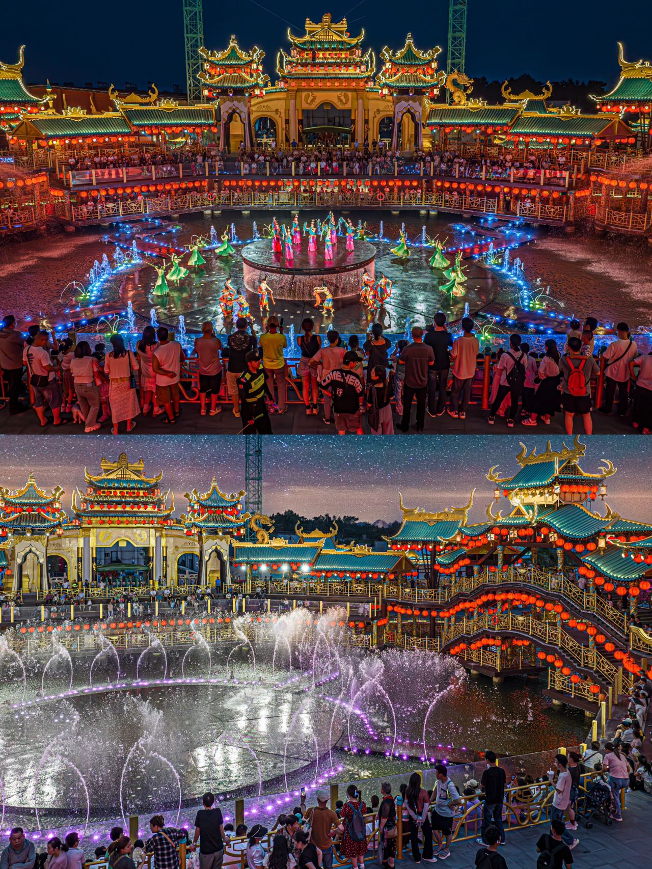 合肥骆岗公园上演空中光影魔术：亿航2.2万架无人机携“空中的士”叩响新春