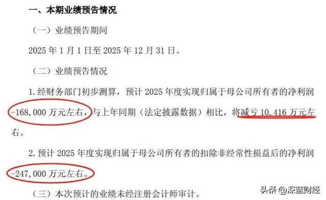 江淮汽车：2025年亏损17.03亿元